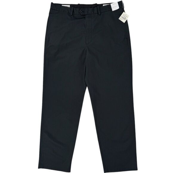 NWT John W. Nordstrom Men's Supima Cotton Chino Pants Black 36x30 - Picture 1 of 10